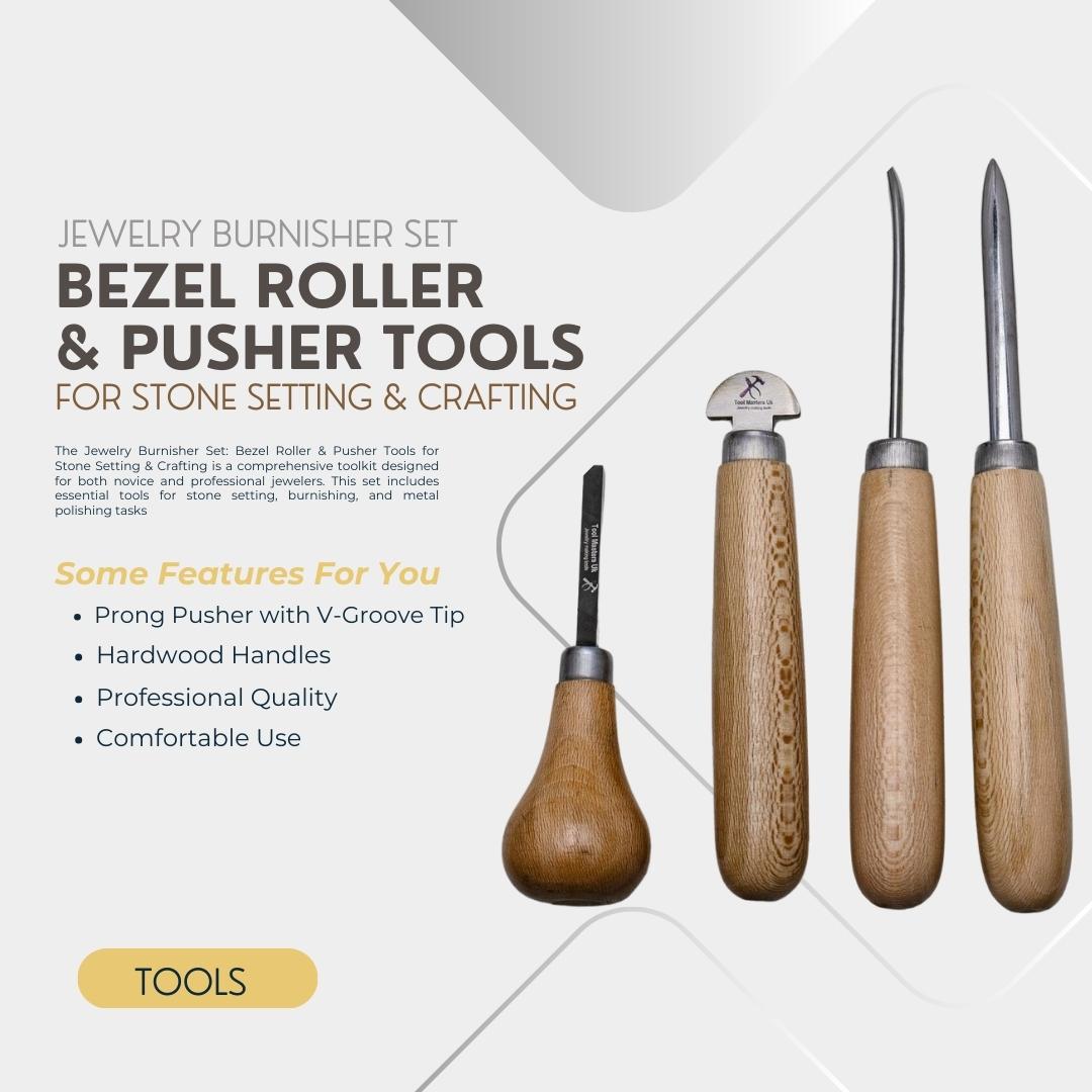 Straight Curved Burnisher, Bezel Roller,Prong Pin Pusher