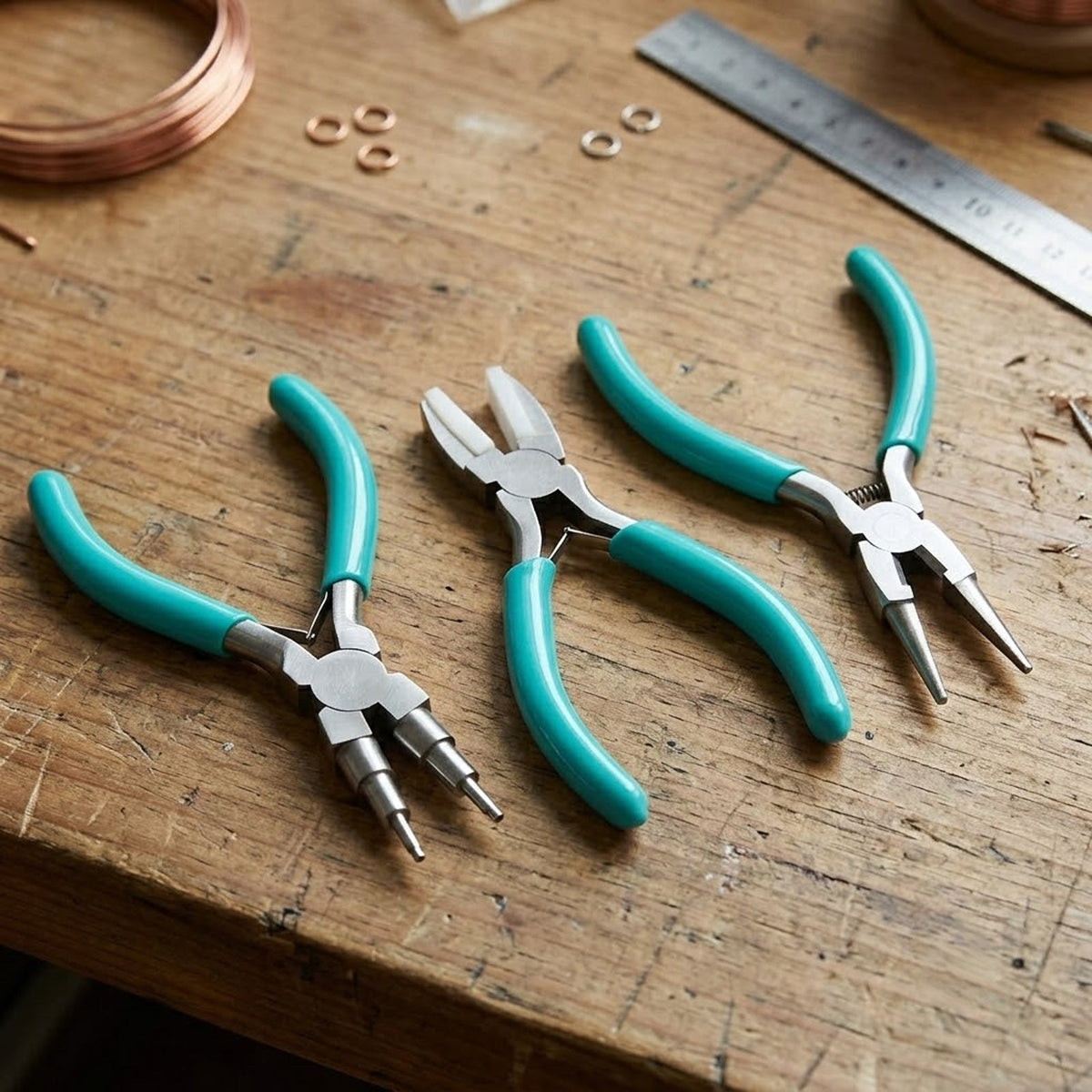 Looping and bail making pliers