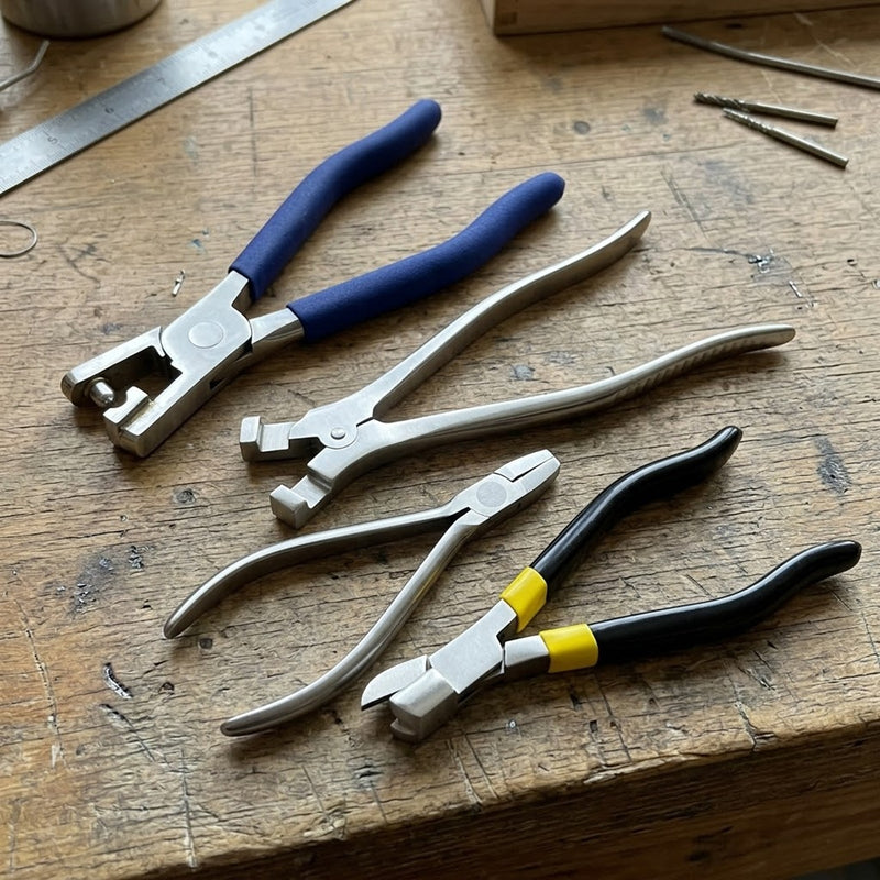 Ring and bracelet bending pliers