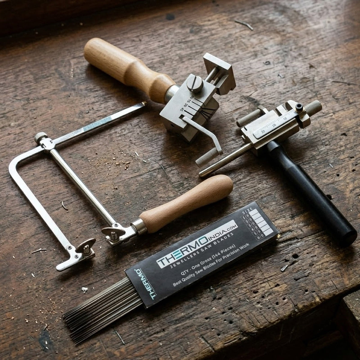 Jewellery bench tools and vices