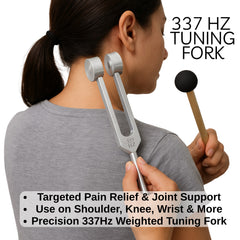 Tuning Fork 136.1Hz Weighted–Heart Chakra,Healing,Immune Support,Meditation tool