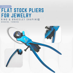 Titanium Flat stock jewellery pliers Ring, bracelet shaping & bending formin