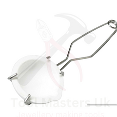 Ceramic Crucible and Tongs Set for Precision Melting - Ideal for Gold, Silver, and Copper