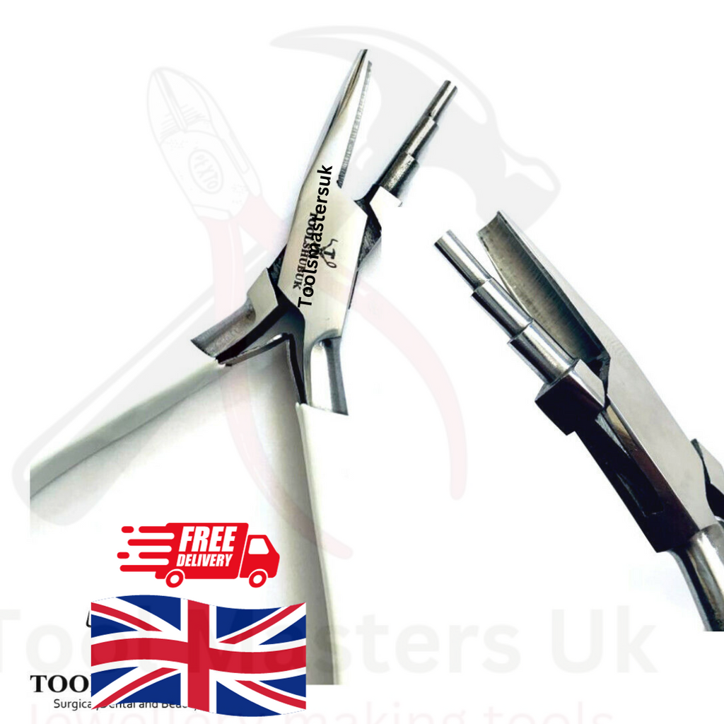 Craft Perfect Loops with 3-Step Concave Round Nose Pliers Wire Forming
