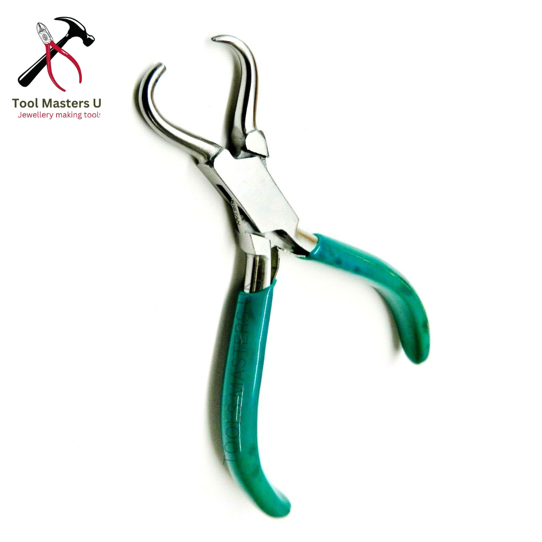 Conner #1 Pliers with Hooked Jaws for Stone, Gem, and Diamond Setting Jewelry Making Tool