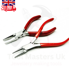 Jewelry Pliers Set - Flat & Round, Wire Crafting beading and wire wrapping