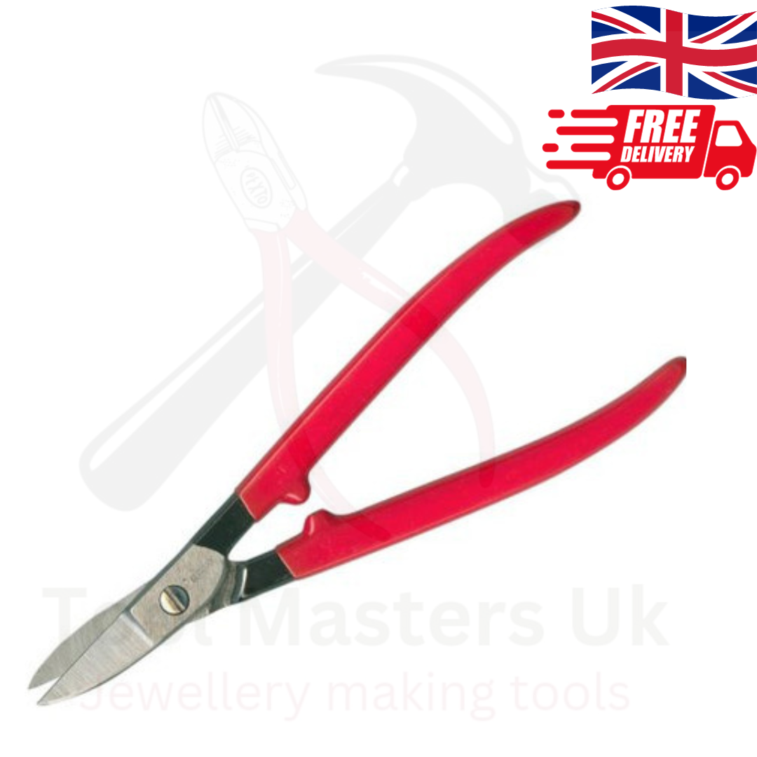 Metal Tin Snips Pattern Shears - Goldsmiths Cutting Scissors for Jewelry