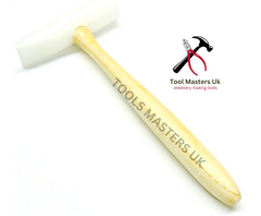 Non-Marring Nylon Wedge Hammer - Ideal for Flattening and Shaping Metal Sheets and Wire