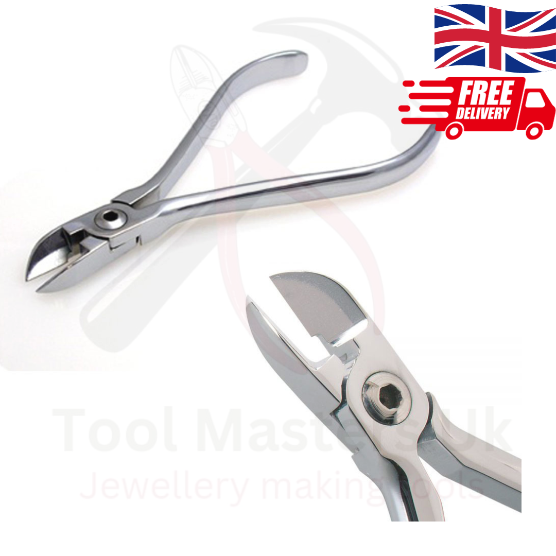 Orthodontic Hard Wire Cutter Pliers - Tungsten Carbide Tip, Stainless Steel, 3-Year Warranty