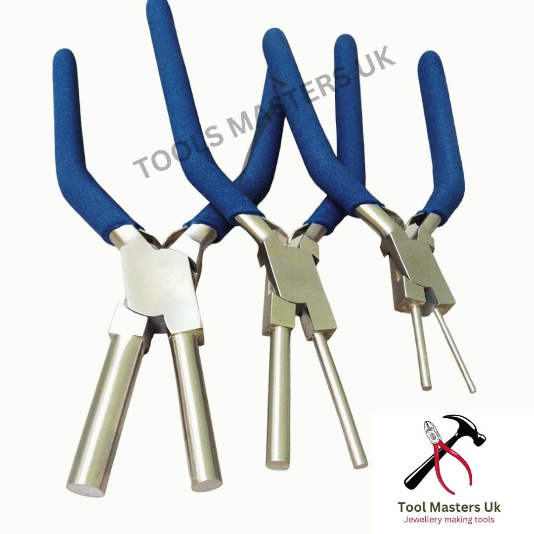 Set of 3 Piece Multi Size Round Bail Making Pliers