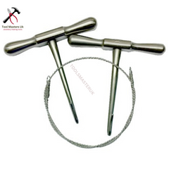 Orthopedic Bone Cutting Set - GIGLI Saw Wire with Handles Surgical Instruments