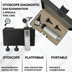 Otoscope Ear Scope Diagnostic Medical Tool ENT Examination Set with Specula orion otoscope
