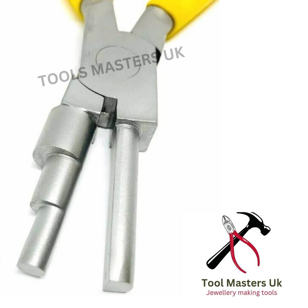 Multi-Size 3-Step Ring Bending and Bail Making Tool - 4mm, 6mm, 8mm