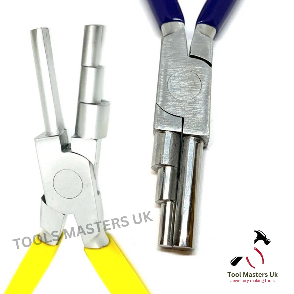 Multi-Size 3-Step Ring Bending and Bail Making Tool - 4mm, 6mm, 8mm