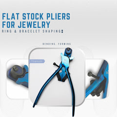Titanium Flat stock jewellery pliers Ring, bracelet shaping & bending formin