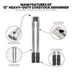 13 inch Barnes style dehorner – view 3