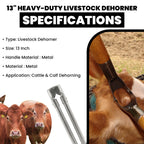 13 inch Barnes style dehorner – view 6