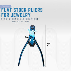 Titanium Flat stock jewellery pliers Ring, bracelet shaping & bending formin
