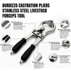 Large 41cm bloodless castration forceps – view 3