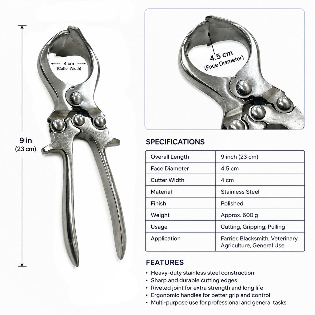 Small 23cm castration forceps – view 5