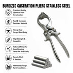 Small 23cm castration forceps – view 7