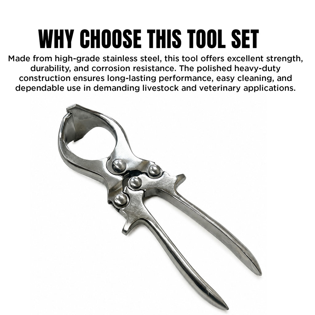 Small 23cm castration forceps – view 8