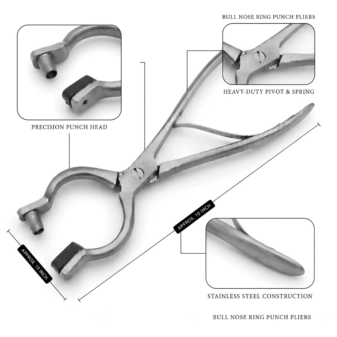 Bull nose ring punch pliers – view 6