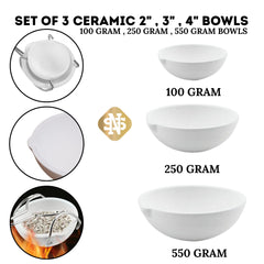 ceramic melting dishes for foundry work