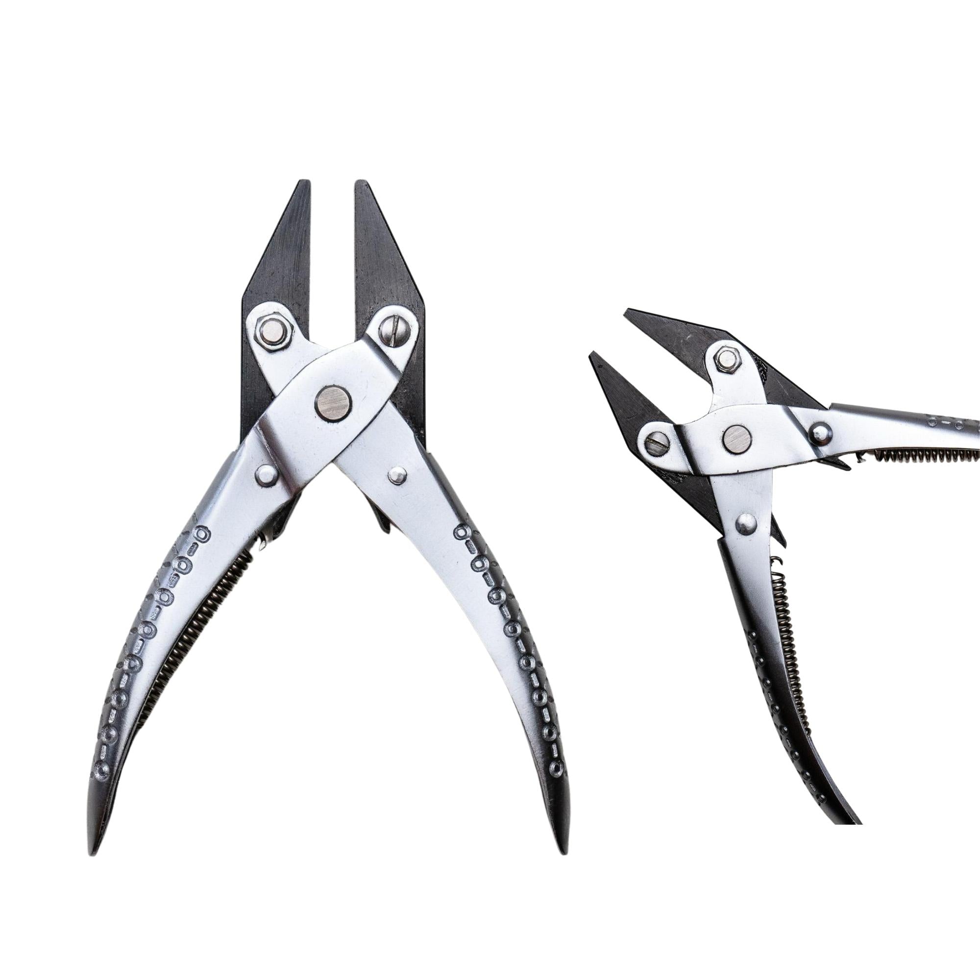 crafting pliers set with parallel action jaws for precise shaping.

