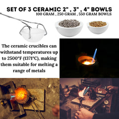 ceramic crucibles used in metal refining