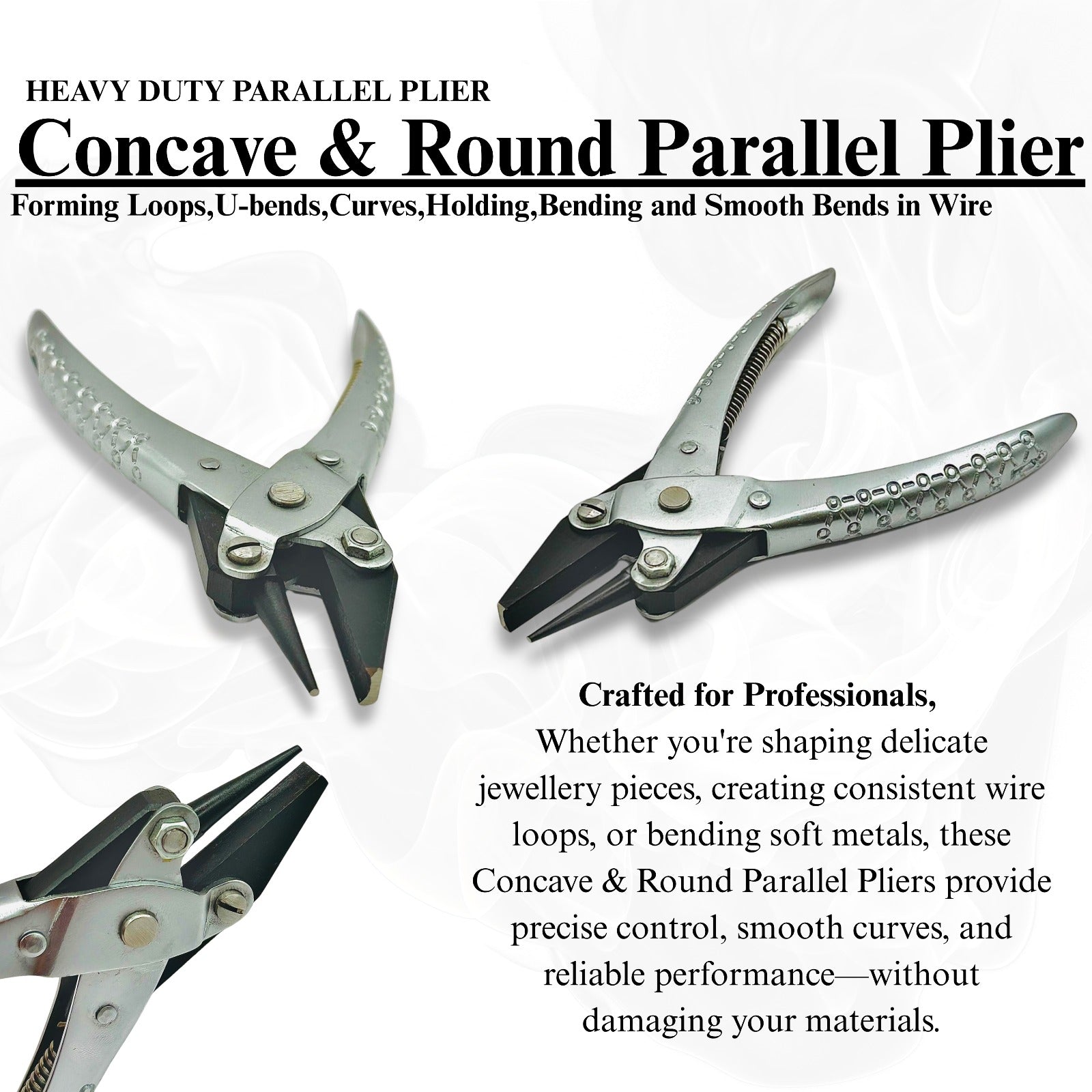 Professional craft tool for bending and looping wire

