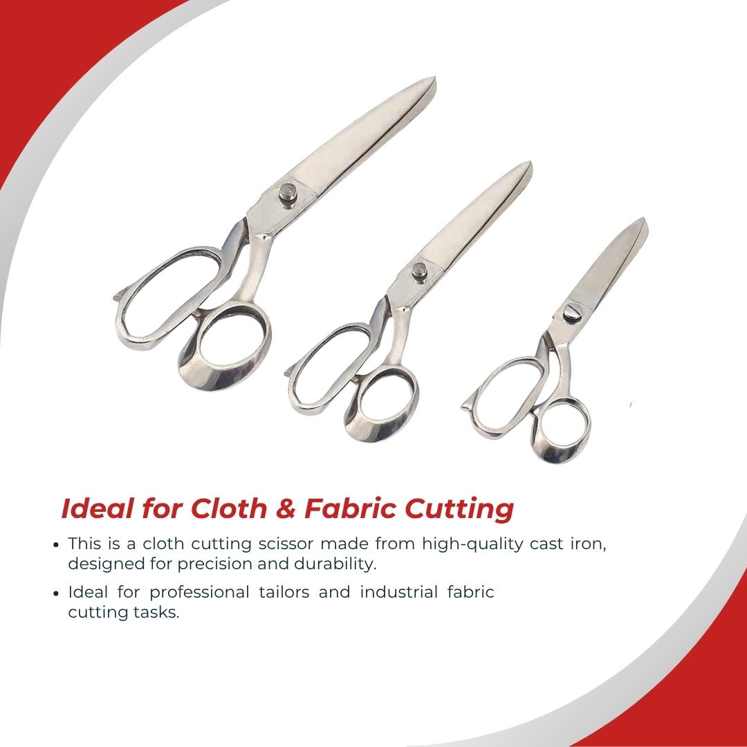 "8 inch fabric scissors cutting denim fabric"