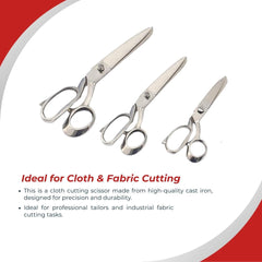 "8 inch fabric scissors cutting denim fabric"