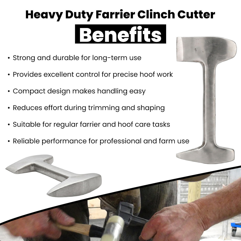 Farrier clinch cutter and hoof buffer – view 7