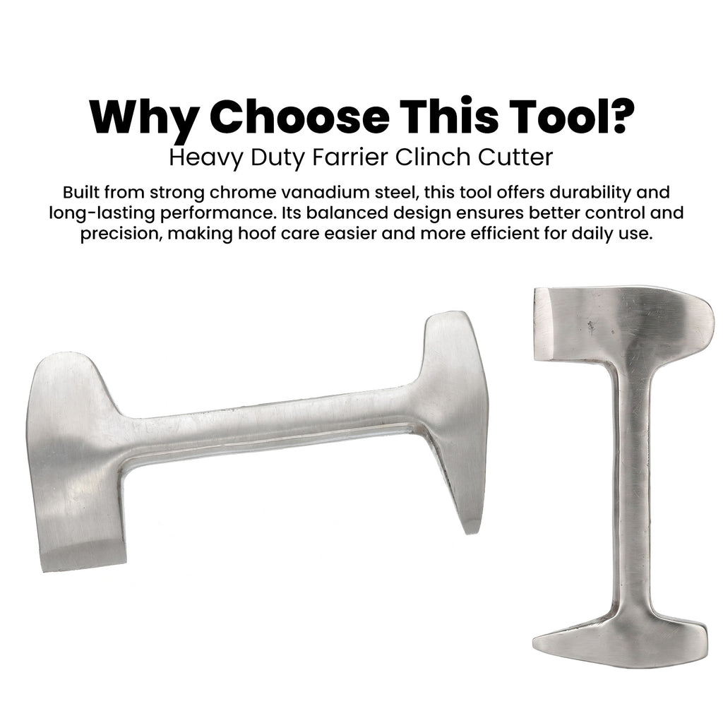 Farrier clinch cutter and hoof buffer – view 8