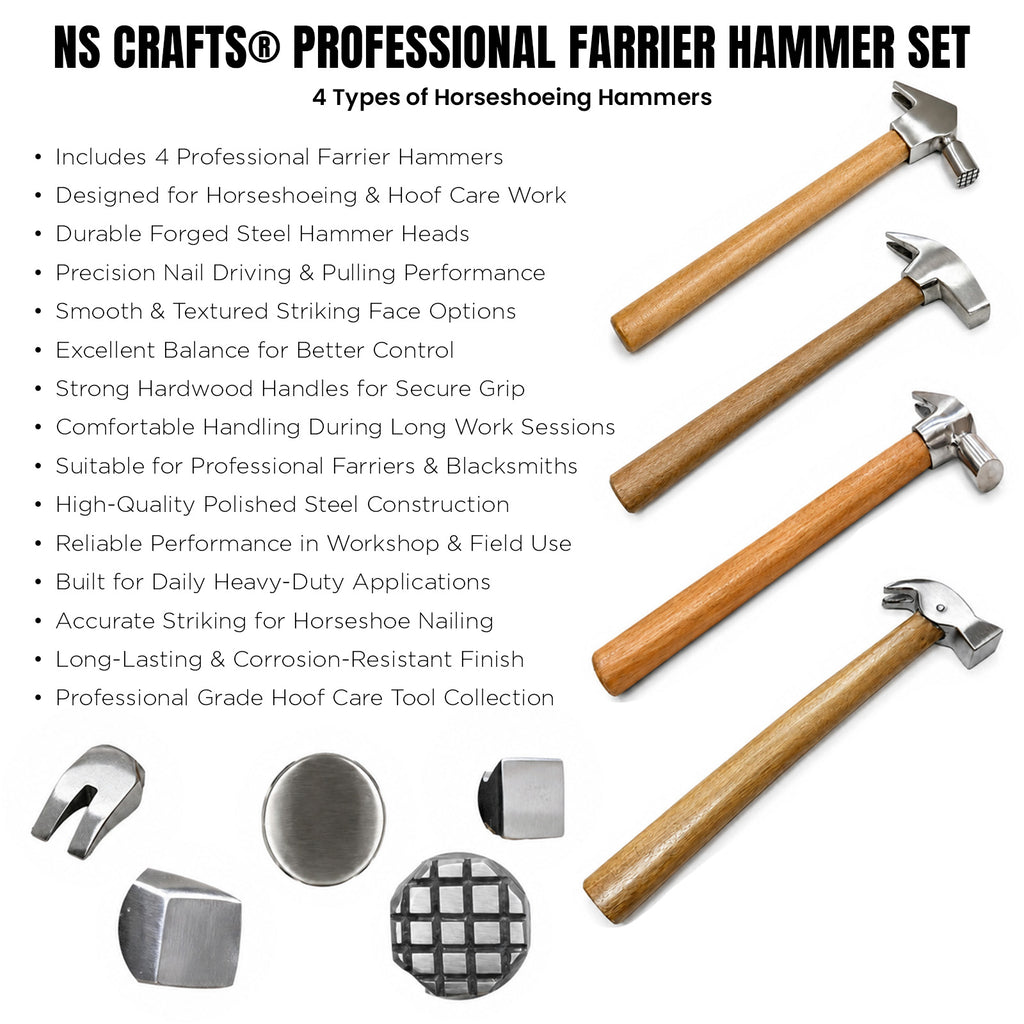 Farrier hammer set 4 piece – view 2