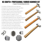 Farrier hammer set 4 piece – view 2