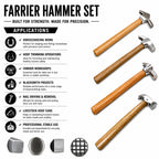 Farrier hammer set 4 piece – view 3