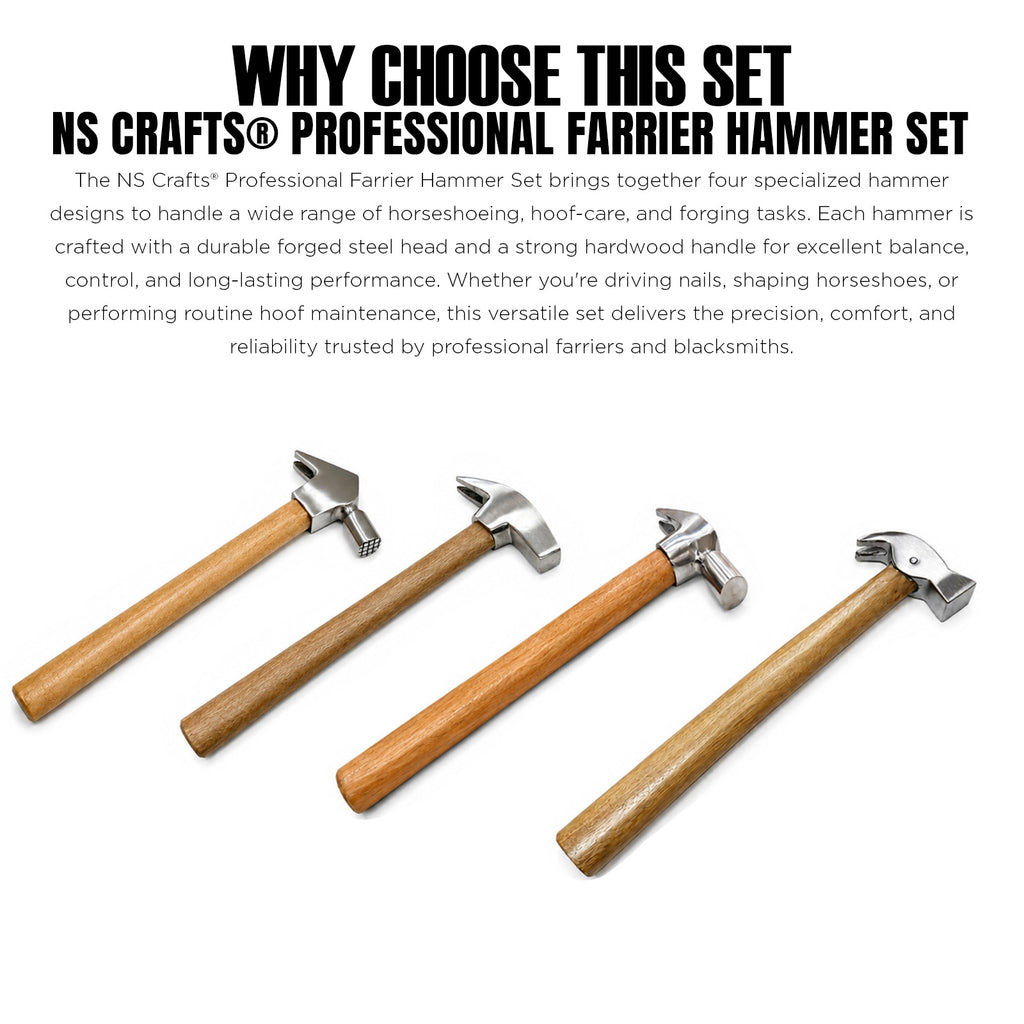 Farrier hammer set 4 piece – view 8