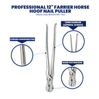 5 piece farrier hoof trimming kit – view 3