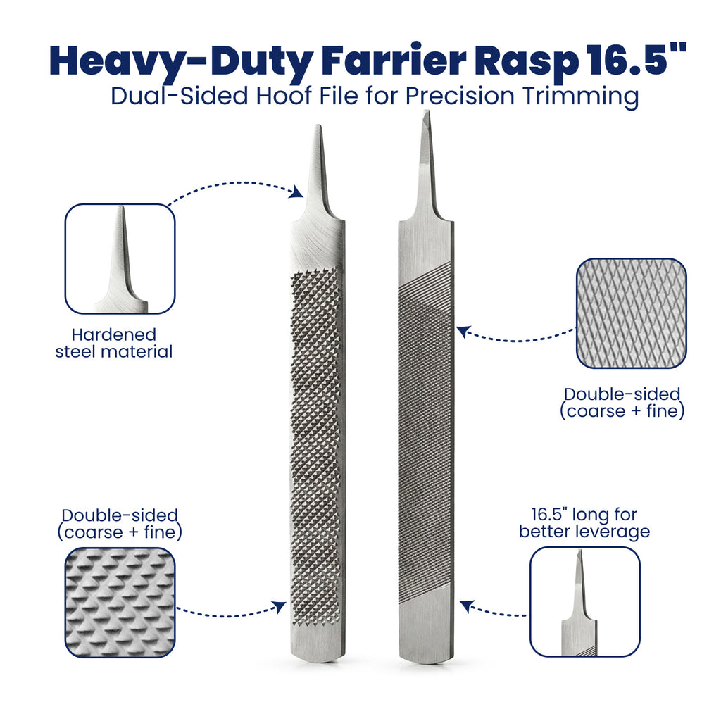 5 piece farrier hoof trimming kit – view 6