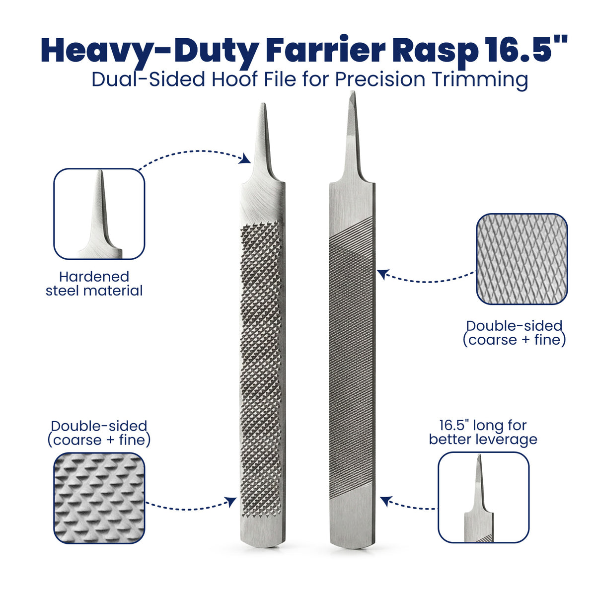 5 piece farrier hoof trimming kit – view 6