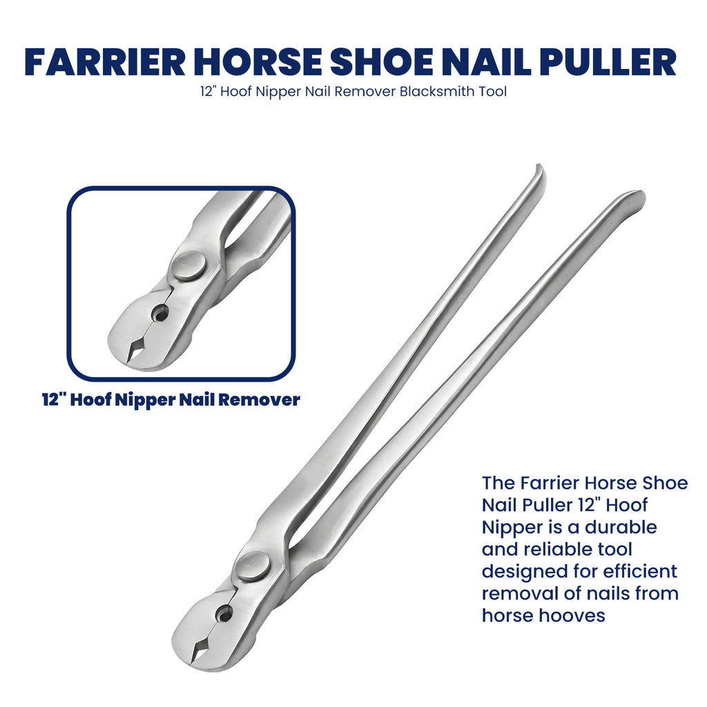 12 inch farrier horseshoe nail puller – view 2