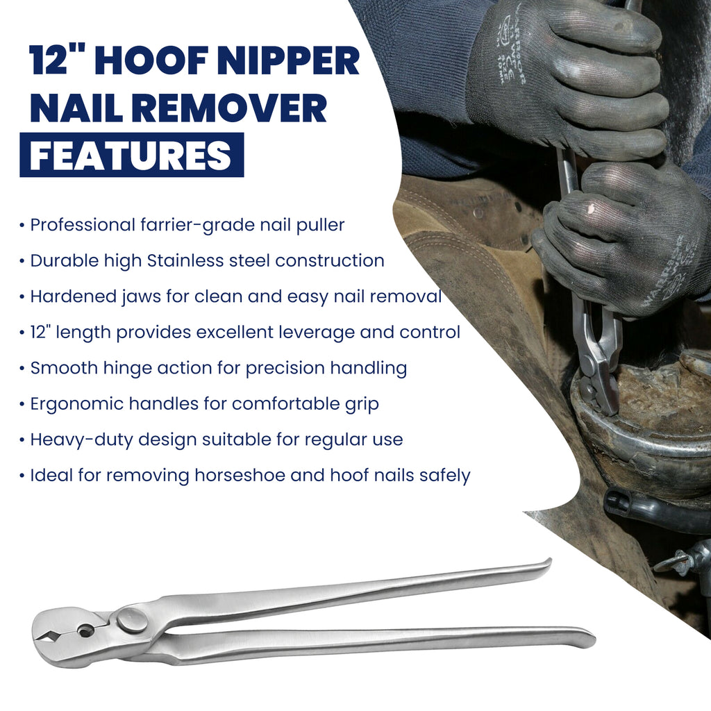 12 inch farrier horseshoe nail puller – view 5