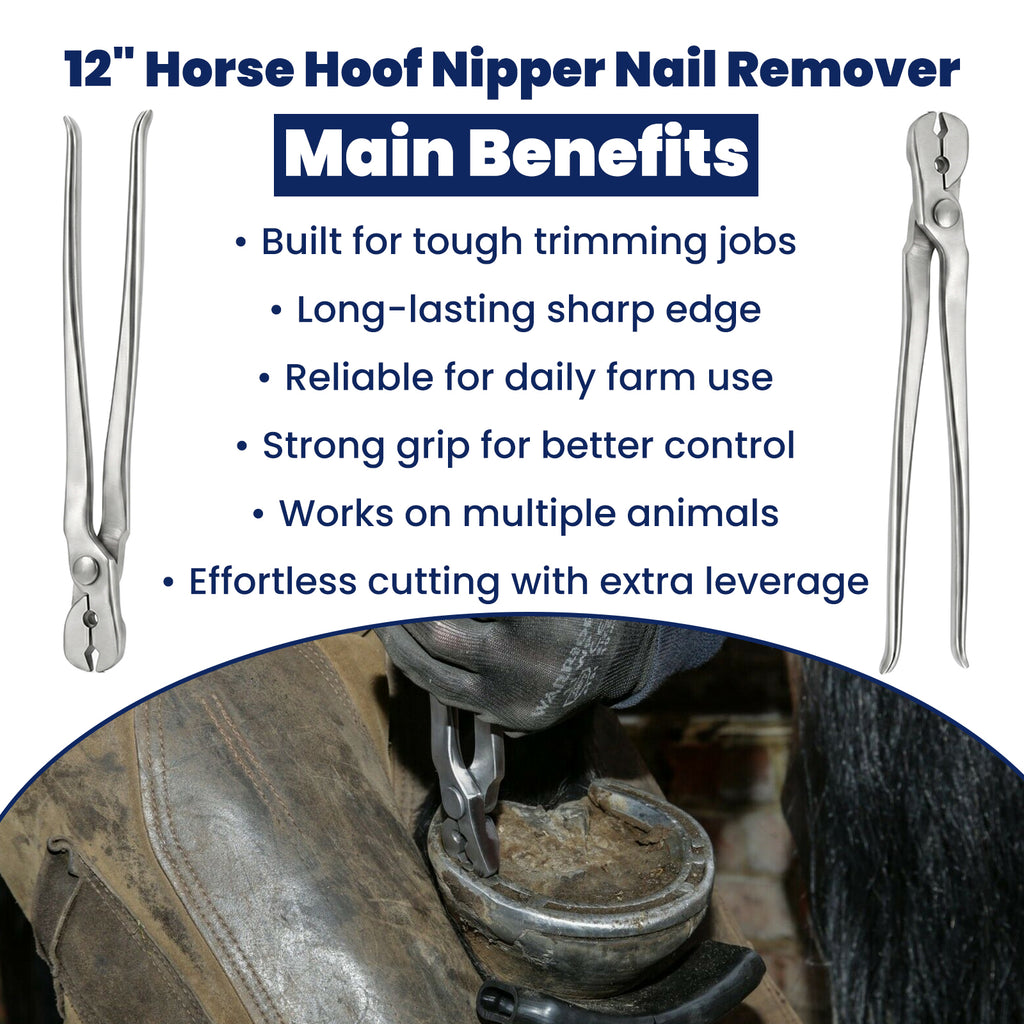 12 inch farrier horseshoe nail puller – view 7