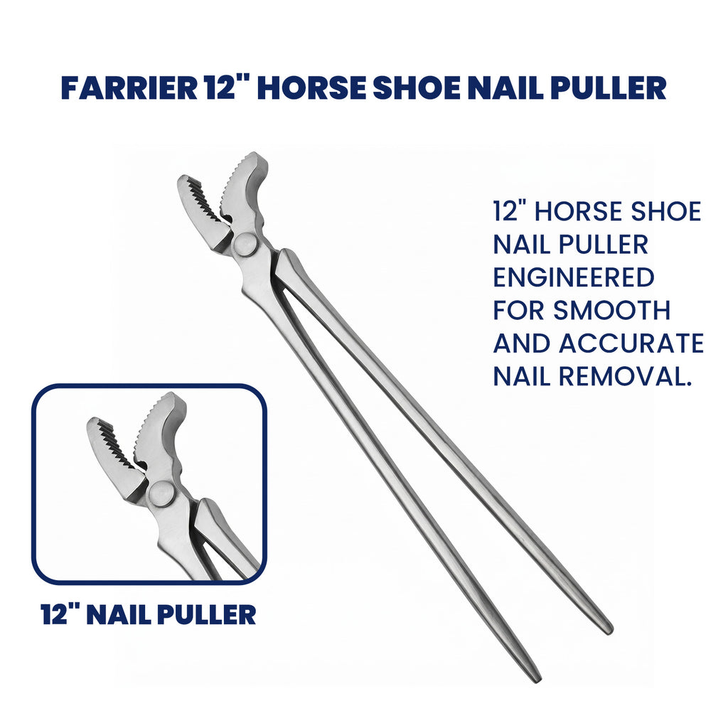 12 inch farrier nail clincher – view 2