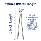 12 inch farrier nail clincher – view 6