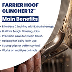 12 inch farrier nail clincher – view 7