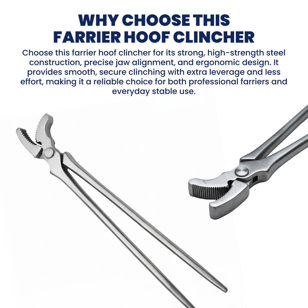 12 inch farrier nail clincher – view 8