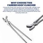 12 inch farrier nail clincher – view 8
